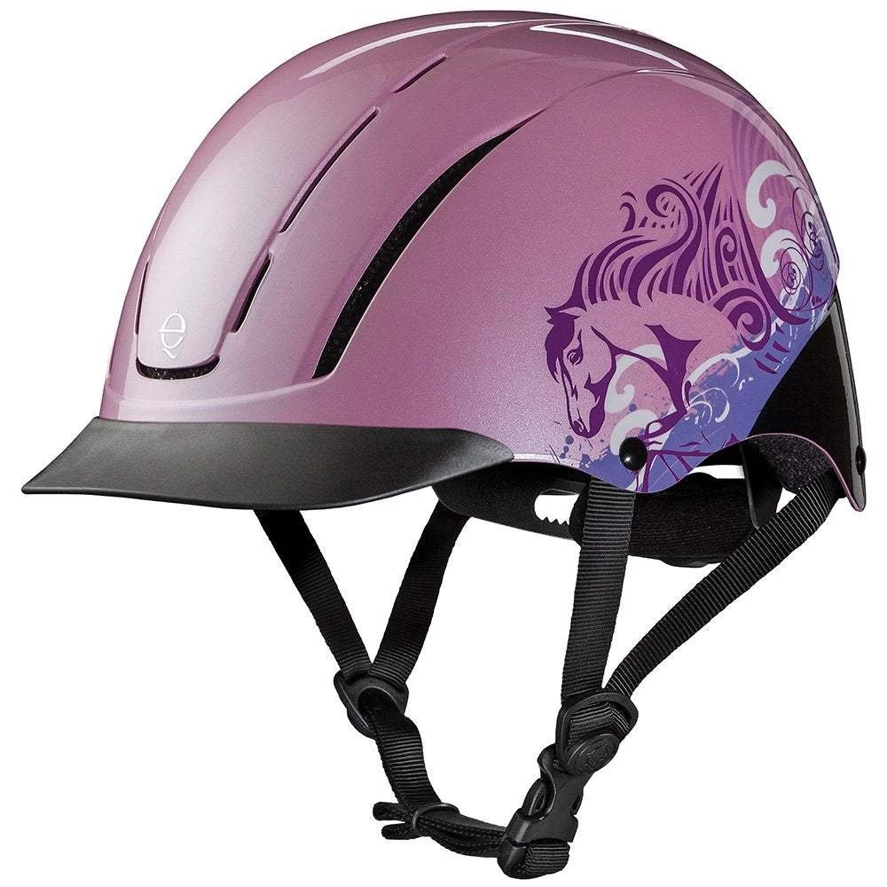 Troxel Spirit Pink Dreamscape Horse Riding Helmet 3 Troxel Spirit Pink Dreamscape Horse Riding Helmet