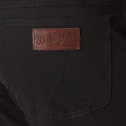 Wrangler Men's 88 Slim Straight Black Jeans -HORSE TACK Store 88MWZBK 4
