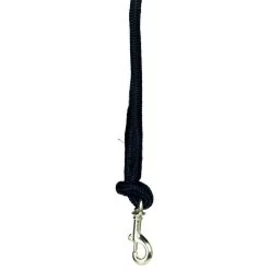 Mustang 15ft Black Braided Poly Lead Rope W/Snap -HORSE TACK Store 8908 3