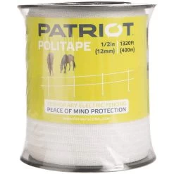 Patriot Fencing 1/2in Poli Tape 1320 Ft