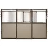 Priefert Premier Stall Front 10` Bar Poly Installed -HORSE TACK Store 92263 default l