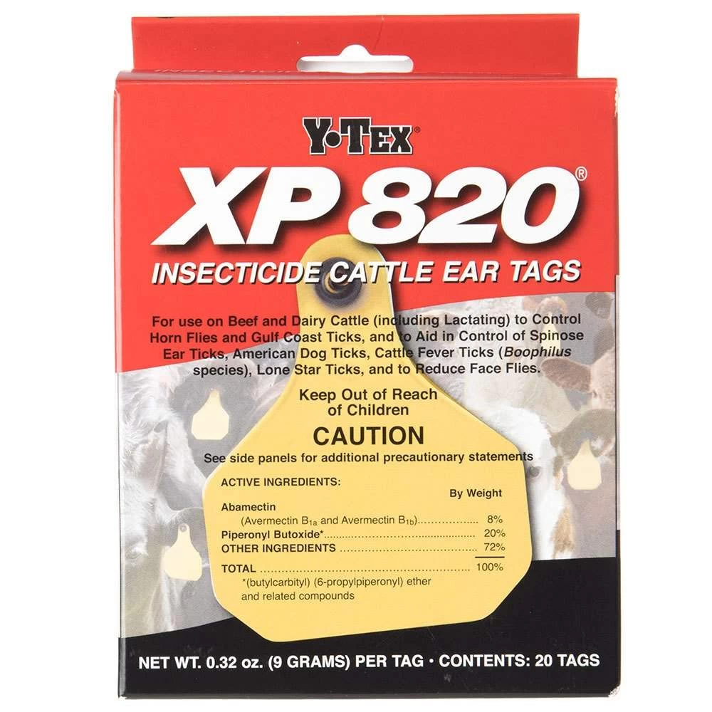 Y-Tex Corp XP820 Fly Tags 3 Y-Tex Corp XP820 Fly Tags