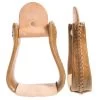 NRS Ladies Or Youth Rawhide Covered Stirrups 2 NRS Ladies Or Youth Rawhide Covered Stirrups -HORSE TACK Store 97136 default l