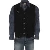 Wyoming Traders Men's Black Wyoming Wool Vest