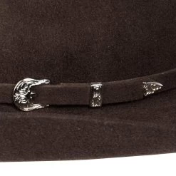 Youth M+F Chocolate 3 3/4in. Brim Cattlemans Felt Hat -HORSE TACK Store A7210247 M 3