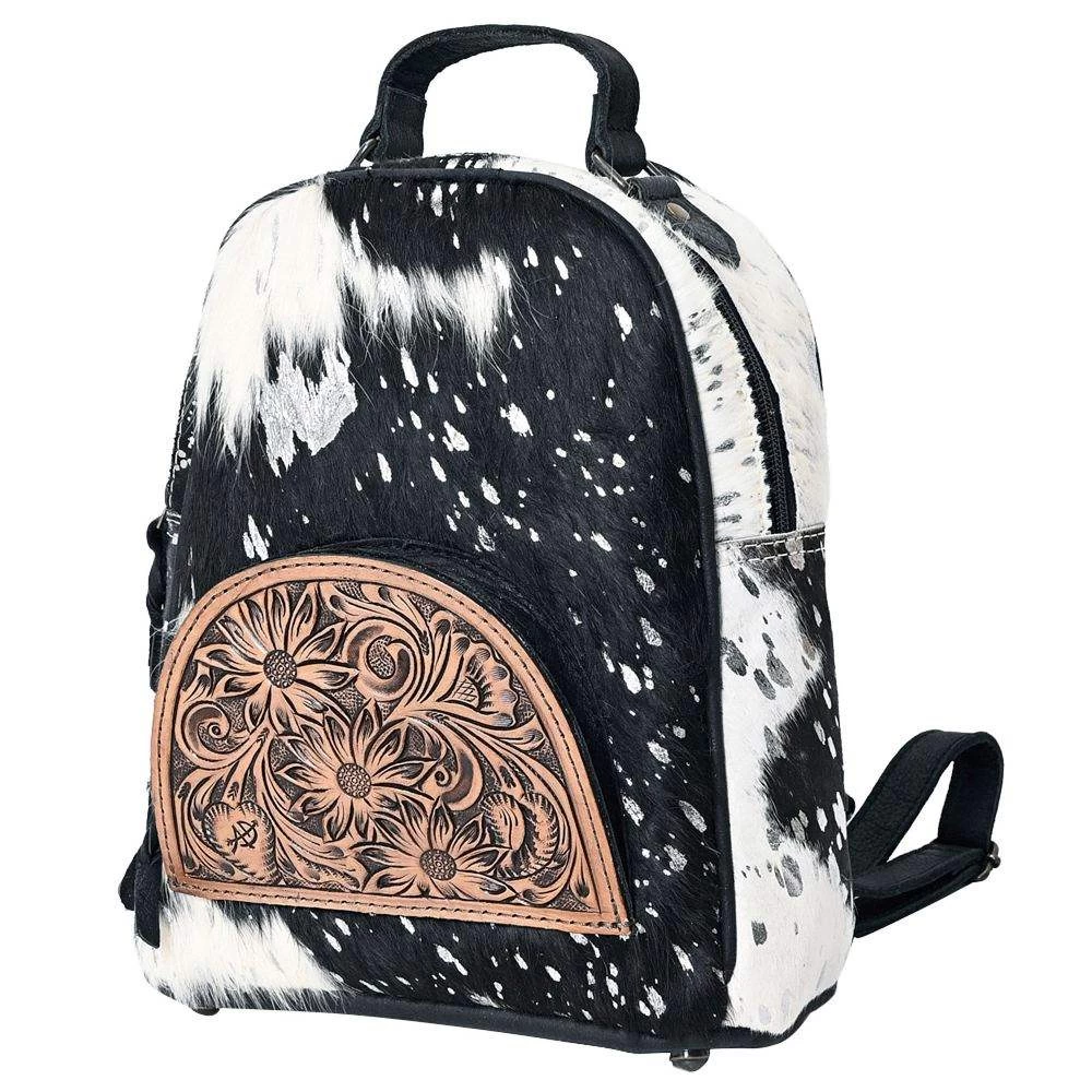 American Darling Small Hair-On Hide Convertible Concealed Carry Backpack Purse 4 American Darling Small Hair-On Hide Convertible Concealed Carry Backpack Purse - Image 2
