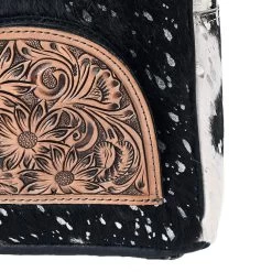 American Darling Small Hair-On Hide Convertible Concealed Carry Backpack Purse 9 American Darling Small Hair-On Hide Convertible Concealed Carry Backpack Purse -HORSE TACK Store ADBGS156ACSL 03