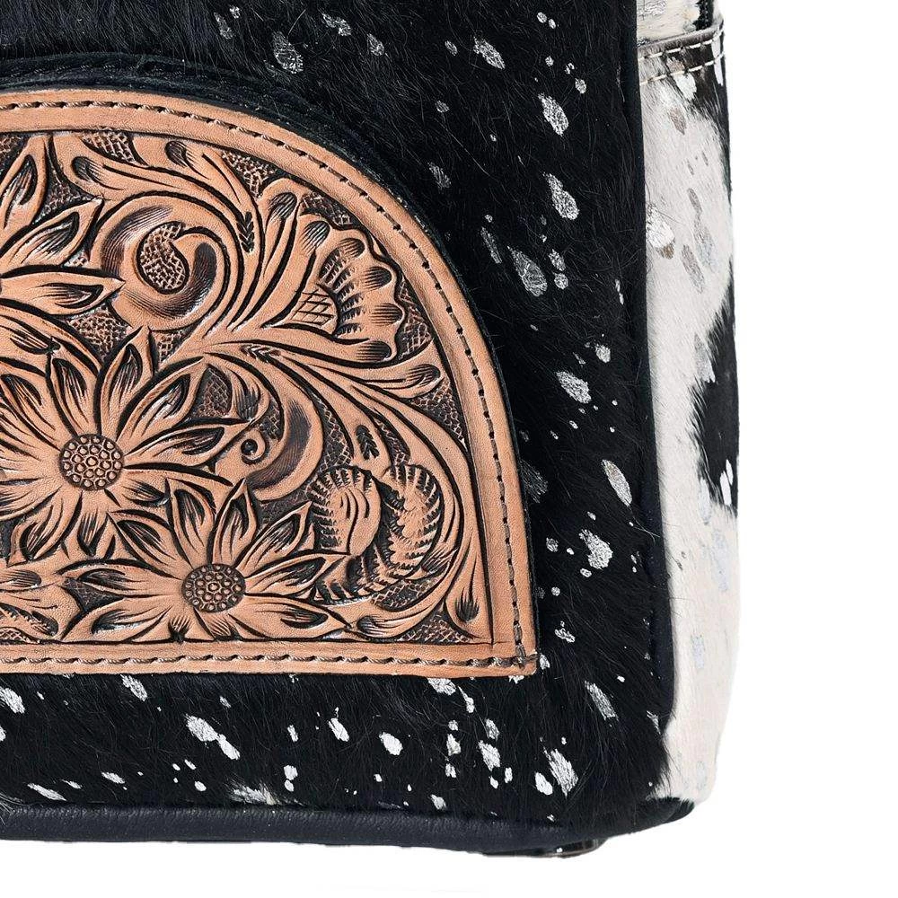 American Darling Small Hair-On Hide Convertible Concealed Carry Backpack Purse 5 American Darling Small Hair-On Hide Convertible Concealed Carry Backpack Purse - Image 3