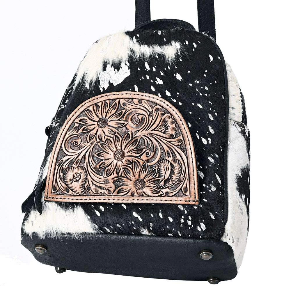 American Darling Small Hair-On Hide Convertible Concealed Carry Backpack Purse 6 American Darling Small Hair-On Hide Convertible Concealed Carry Backpack Purse - Image 4