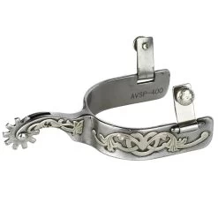 Professionals Choice Pro Avila Medium Shank Men's Floral Spur -HORSE TACK Store AVSP 400 3