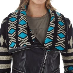 Montanaco Women's Aztec Faux Leather Jacket -HORSE TACK Store BF18280 03