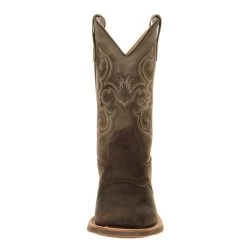 Old West Youth Green Waxy Top Brown Foot Cowboy Boots -HORSE TACK Store BSC1915 11