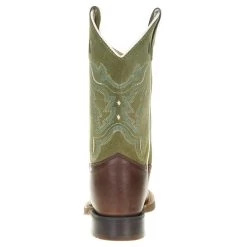Old West Old West Youth Woody Light Earth Light Green Suede Boot -HORSE TACK Store BSC1945 31