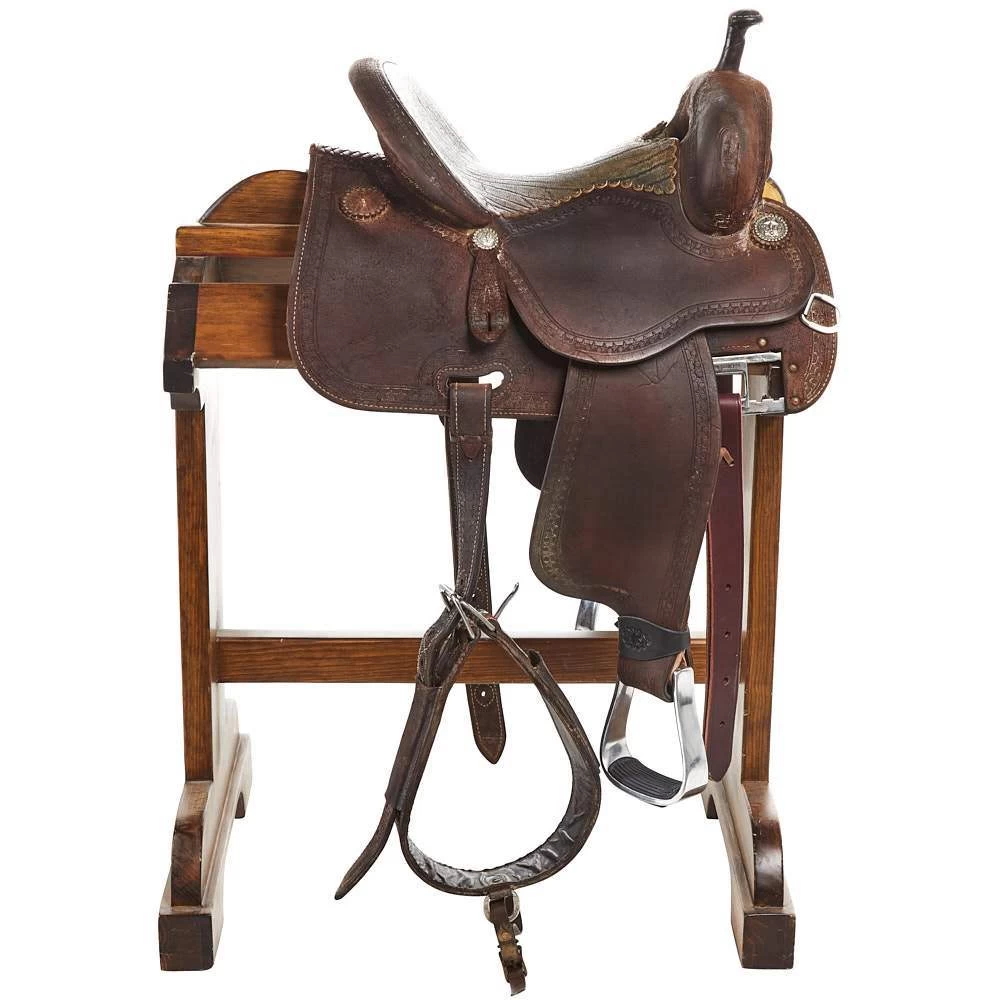 NRS Used 14in Martin Crown C Barrel Saddle 4 NRS Used 14in Martin Crown C Barrel Saddle - Image 2
