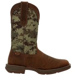 Durango Boots Men Brown/Green Digi Camo 12` Western Soft Toe -HORSE TACK Store DDB0329 4