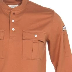Rasco FR Burnt Orange Utility Henley -HORSE TACK Store FR0613BO 1