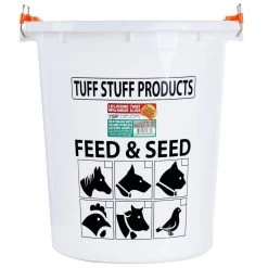 Tuff Stuff Products S Feed And Seed Storage With Locking Lid 45 Gallon -HORSE TACK Store FS 45 02