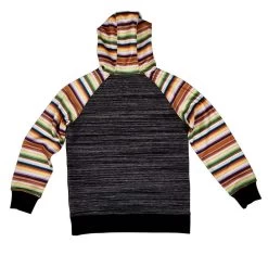 Hooey Girls Catalina Serape Sleeve Hooded Sweatshirt -HORSE TACK Store HH1167BKSP Y 4