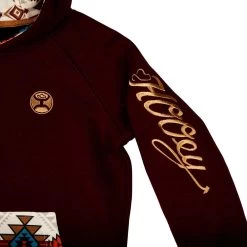 Hooey Girl's Monterrey Maroon Hoodie -HORSE TACK Store HH1168MA Y 4