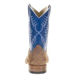 Horsepower Kids Sahara Sandy Nassau Navy Top Cowboy Boot -HORSE TACK Store HPK1839 3