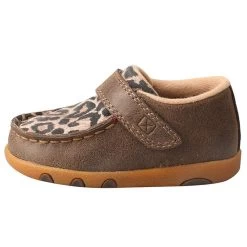 Twisted X Infant Driving Mocs-Bomber/Leopard -HORSE TACK Store ICA0007 2