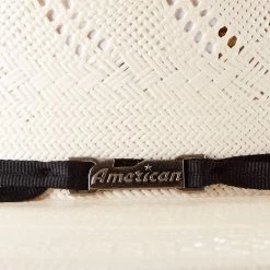 American Hats AHC JC4210 2 Cord Black Band 4 1/4in. Brim Open Crown Straw Cowboy Hat -HORSE TACK Store JC4210S2CBLK42 3