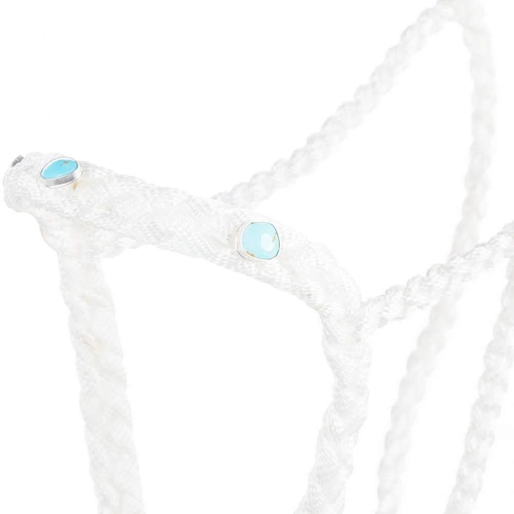 Steadfast Silver Designs Jarett Freeman/ Mule Tape Halter With Genuine Turquoise Stones 4 Steadfast Silver Designs Jarett Freeman/ Mule Tape Halter With Genuine Turquoise Stones - Image 2