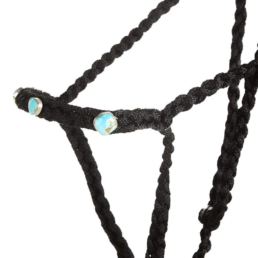 Steadfast Silver Designs Jarett Freeman/ Mule Tape Halter With Genuine Turquoise Stones 6 Steadfast Silver Designs Jarett Freeman/ Mule Tape Halter With Genuine Turquoise Stones - Image 4