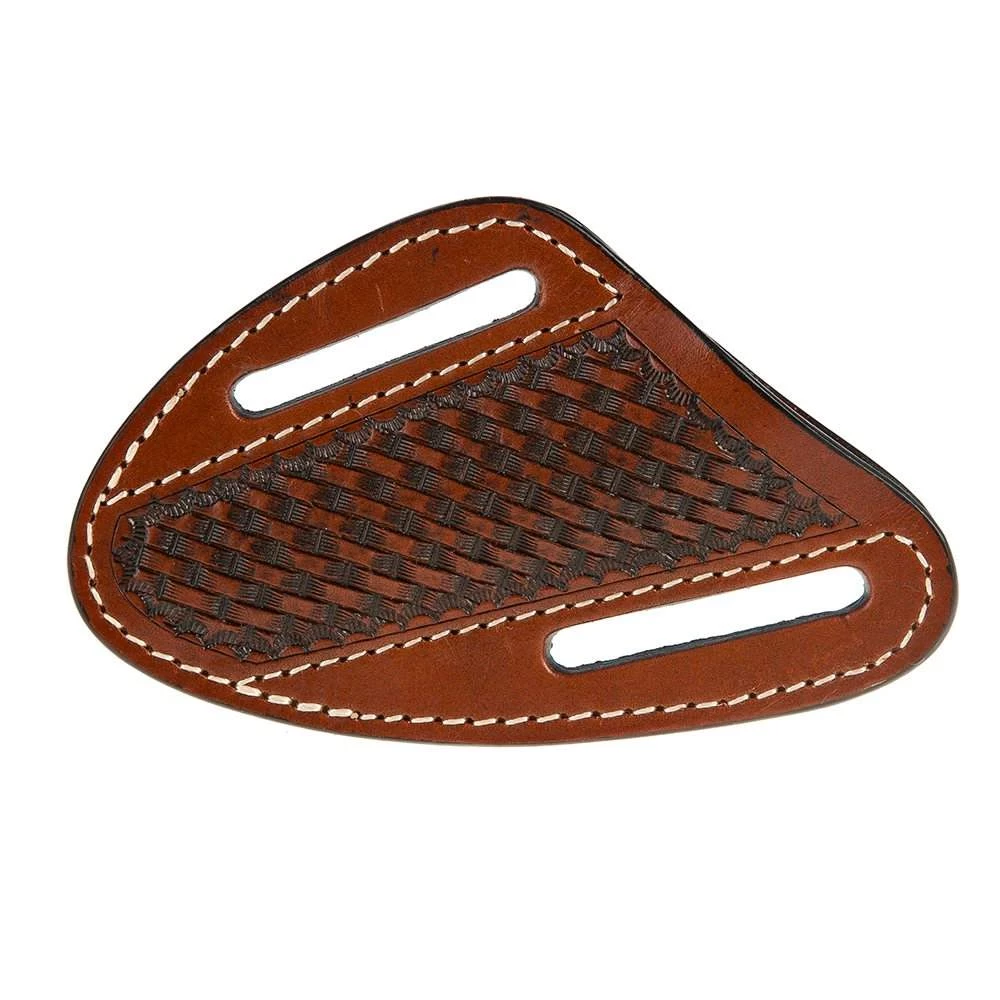 Western Fashion Basket Weave Knife Sheath KS272 5 Western Fashion Basket Weave Knife Sheath KS272 - Image 3
