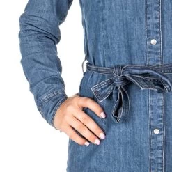 Wrangler Women's Denim Snap Dress -HORSE TACK Store LWD708D 2