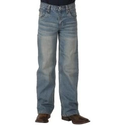 Cinch Boy's Tanner Regular Jeans -HORSE TACK Store MB16982001 IND front