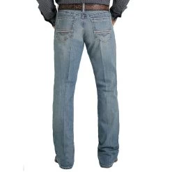 Cinch Men's Ian Slim Medium Wash Jeans -HORSE TACK Store MB54236001 3