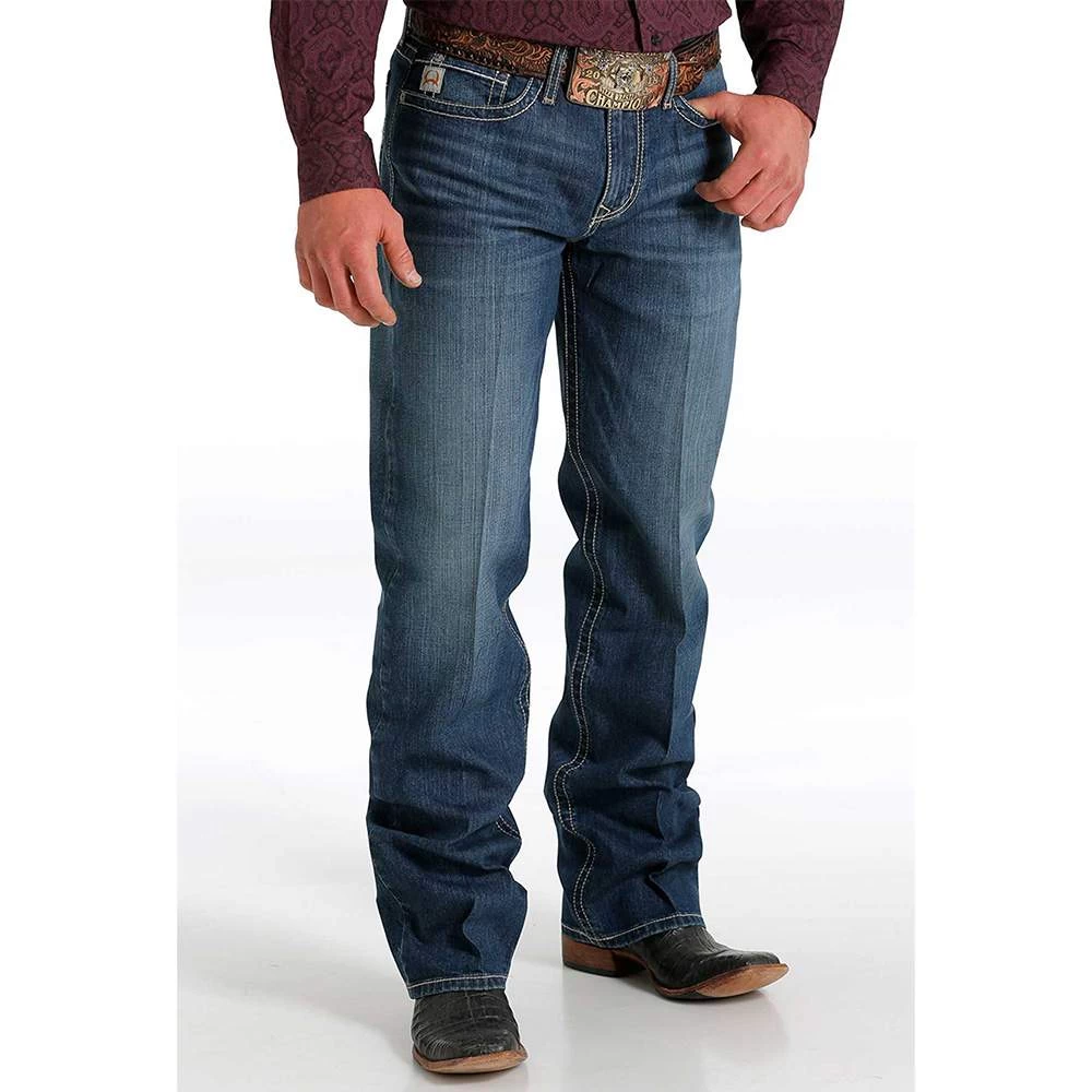 Cinch Men's Grant Medium Stonewash Boot Cut Jean 4 Cinch Men's Grant Medium Stonewash Boot Cut Jean - Image 2