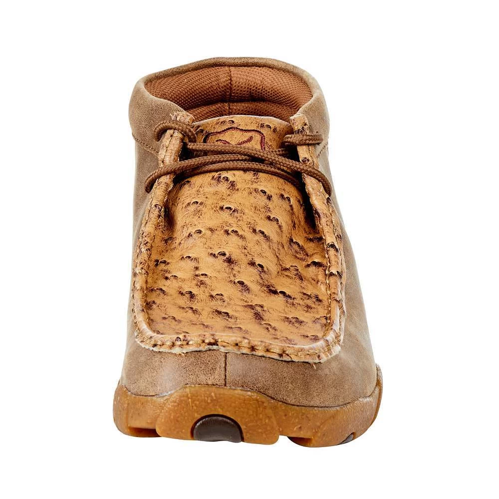 Twisted X Men`s Bomber Tan Full Quill Ostrich Driving Moc Chukka 5 Twisted X Men`s Bomber Tan Full Quill Ostrich Driving Moc Chukka - Image 3
