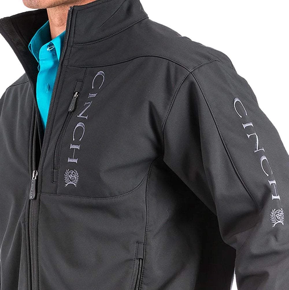 Cinch Mens Black Bonded Jacket 5 Cinch Mens Black Bonded Jacket - Image 3