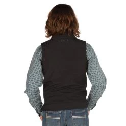 Boys Cinch Black Bonded Vest -HORSE TACK Store MWV7520002 3