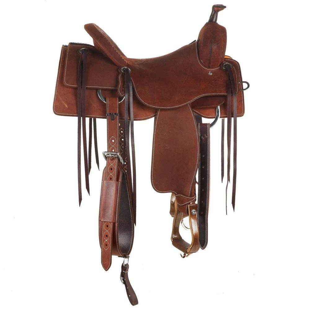 Martin Saddlery Chestnut Roughout Ranch Cutter 4 Martin Saddlery Chestnut Roughout Ranch Cutter - Image 2