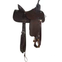 Martin Saddlery Chocolate Crown C 1/2 Breed Barrel Saddle 6 Martin Saddlery Chocolate Crown C 1/2 Breed Barrel Saddle -HORSE TACK Store NRS 97 7256 02