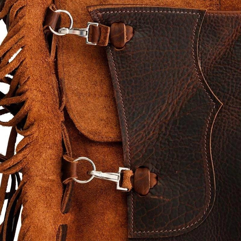 NRS Ranch Hand Brown Oiled Chinks 7 NRS Ranch Hand Brown Oiled Chinks - Image 5