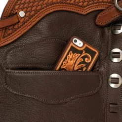 NRS Day Worker Dark Brown Chap -HORSE TACK Store NRS BLCDBN 3