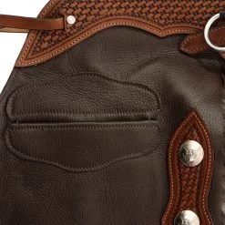 NRS Day Worker Dark Brown Chink -HORSE TACK Store NRS BWCDBN 2