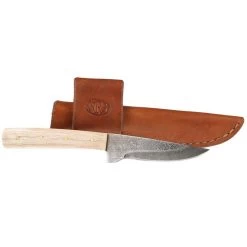 Nrs Ranch Knives Cowtown Knife Eldorado W/ Plain Horizontal Sheath -HORSE TACK Store NRS EKPHS 5