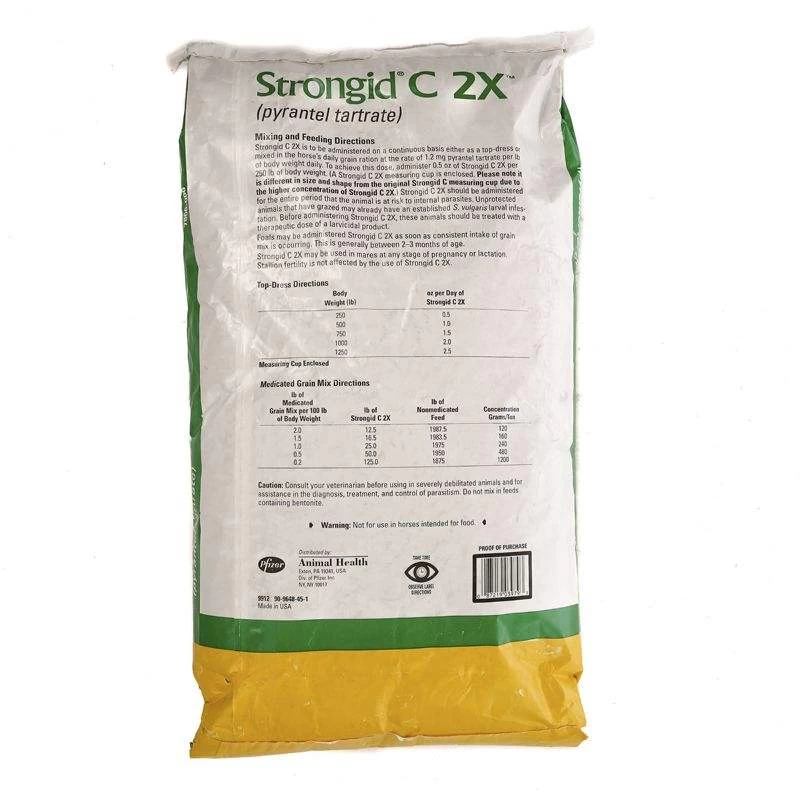 Zoetis Animal Health Strongid C2X 50lb Bag 4 Zoetis Animal Health Strongid C2X 50lb Bag - Image 2