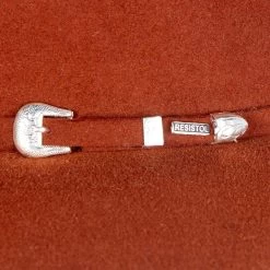 Resistol 6X Rust Midnight 4 1/4in. Brim Open Crown Felt Hat -HORSE TACK Store RFMDNT 1642RU 2