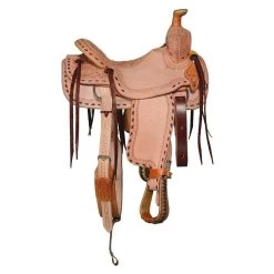 NRS Kids Rough Out With Buckstitch Ranch Saddle -HORSE TACK Store RK019 2