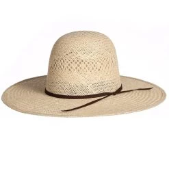 Rodeo King Jute Open Crown 4-1/2in. Brim Straw Cowboy Hat -HORSE TACK Store RK2041 6