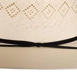 Rodeo King 24K Shantung Diamond 4 1/2in. Brim Open Crown Straw Hat -HORSE TACK Store RK309 32