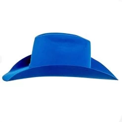 Rodeo King 7X Cobalt Blue 4in. Brim Open Crown Felt Cowboy Hat 11 Rodeo King 7X Cobalt Blue 4in. Brim Open Crown Felt Cowboy Hat -HORSE TACK Store RK322 5