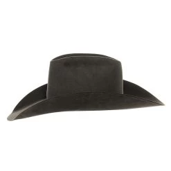 Rodeo King 60X Charcoal Open Crown 4 1/2in. Brim Self Band Felt Cowboy Hat -HORSE TACK Store RK412 3