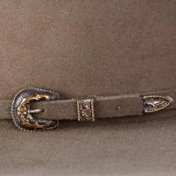 Rodeo King 60X Pecan Self Band 4 1/2in. Brim Open Crown Felt Cowboy Hat -HORSE TACK Store RK417 2